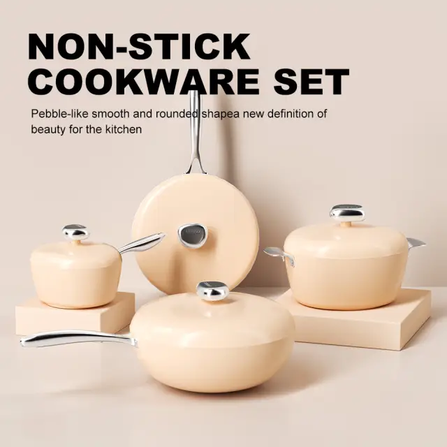 VELOSAN Pebble Series Cookware Set (4 Pieces)