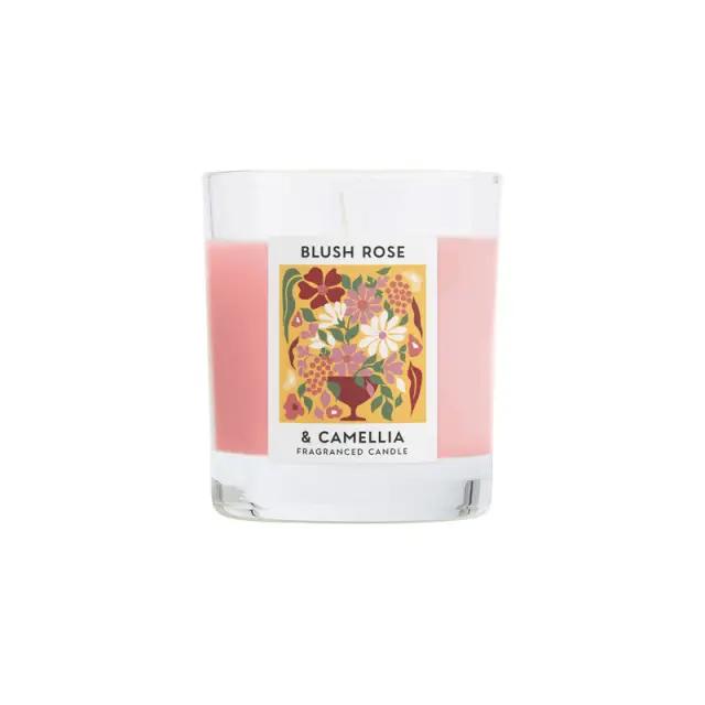 30CL BOXED CANDLE BLUSH ROSE