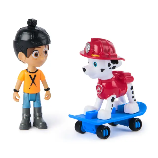 Paw Patrol Hero Pups 2 Figure Pack Marshall & Daring Danny X