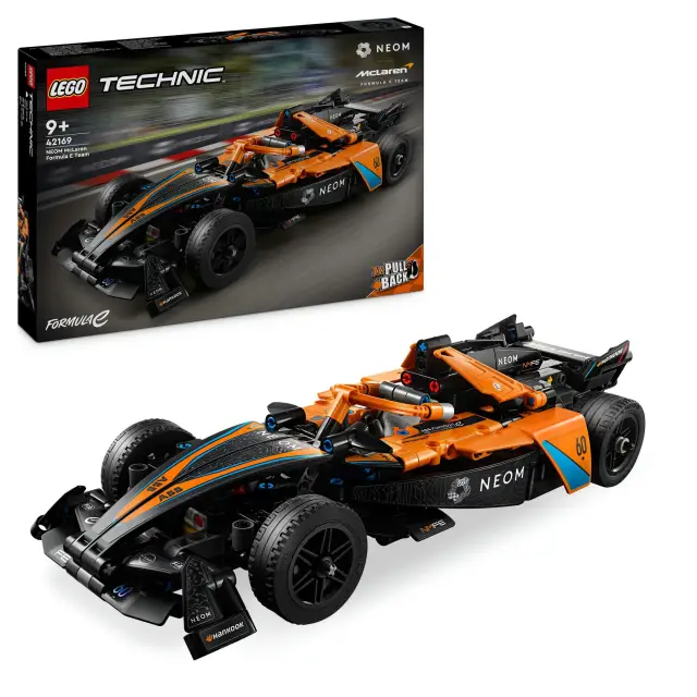 LEGO Technic 42169 NEOM McLaren Formula E Pull-Back Race Car Set
