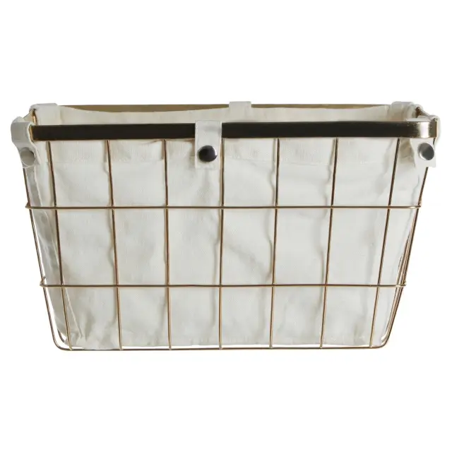 Harga Medium Gold Finish Iron Wire Storage Basket