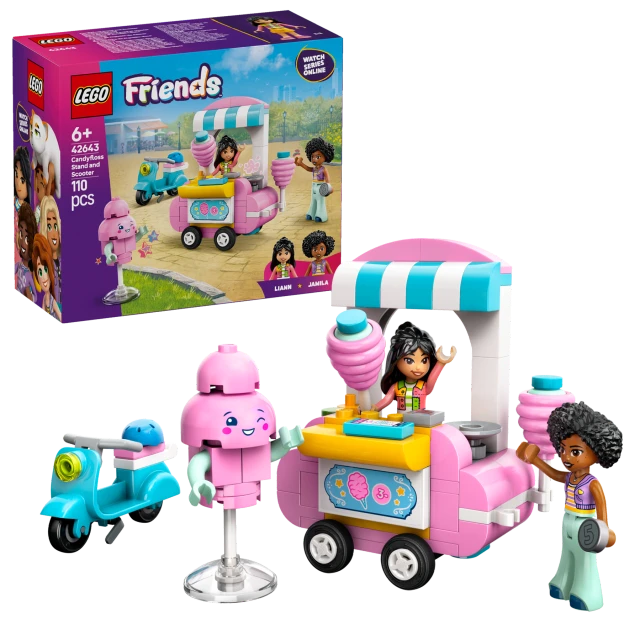 LEGO Friends 42643 Cotton Candy Stand and Scooter