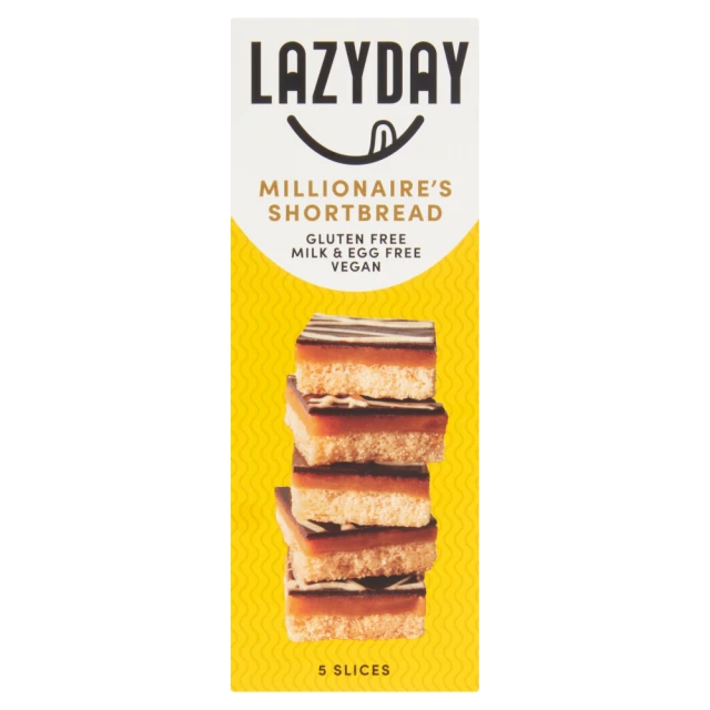 Lazy Day Foods Free From Millionaires Shortbread 150g