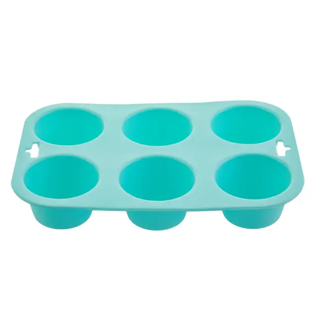 Zing Pastel Green 6 Cup Muffin Mould