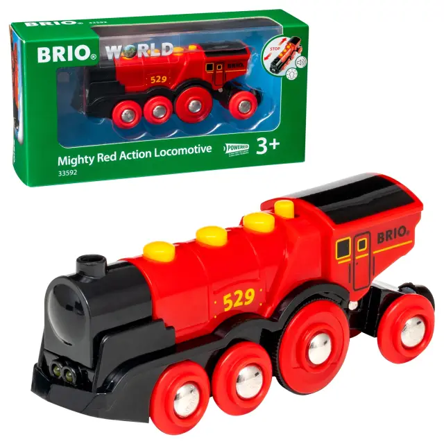 Brio Mighty Red Action Locomotive