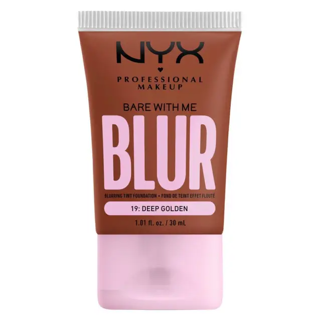 NYX Professional Makeup Bare With Me Blur Tint Foundation 19 Deep Golden