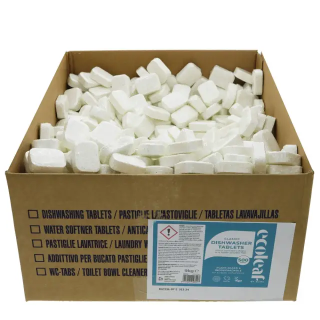 ECOLEAF BY SUMA - Dishwasher Tablets - Classic - Citrus Scented - 500 TABS