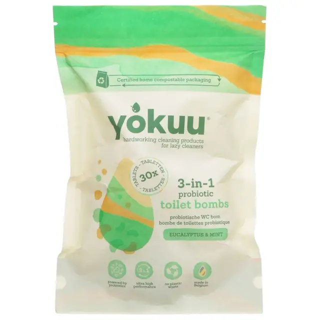 YOKUU - Toilet Bomb Eucalyptus / Mint - Contains 30 toilet bombs - 30 TABS