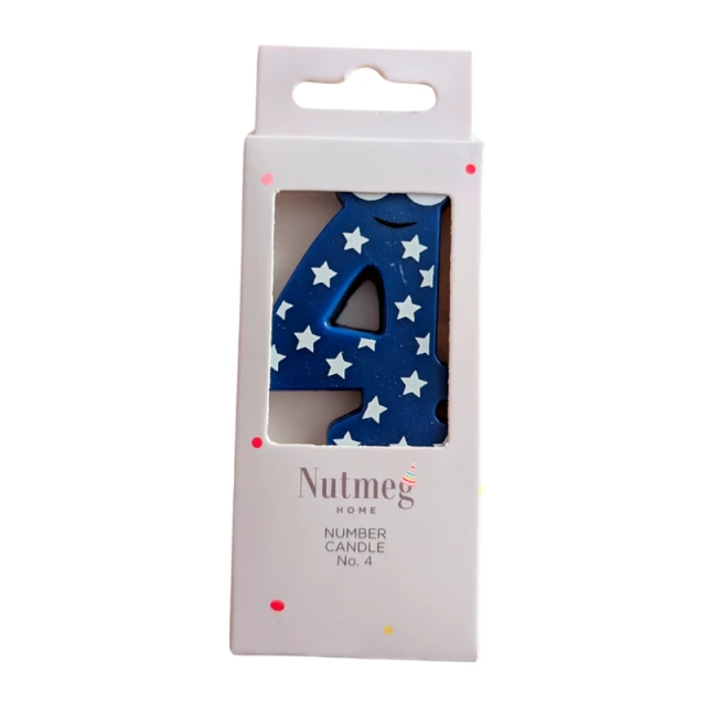 NUTMEG ANIMAL NUMBER CANDLE NO.4