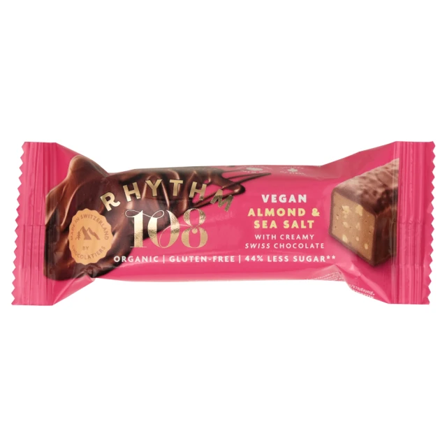 Rhythm 108 Sweet N Salty Almond Choc Bar - 33G