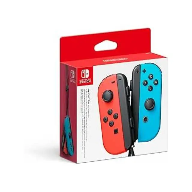 Nintendo Official Switch - Joy-Con Controller Pair - Neon Red/Neon Blue