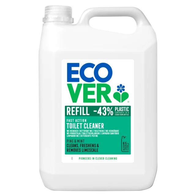 Ecover Pine & Mint Fast Action Toilet Cleaner Refill 5L