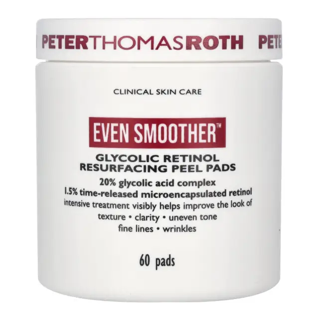 Peter Thomas Roth Even Smoother Glycolic Retinol Resurf. Peel Pads 60 pieces