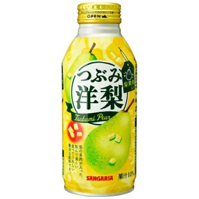 Sangaria Pear Juice Soft Drink 380ml/bottle  三佳利梨子果汁 380ml/瓶
