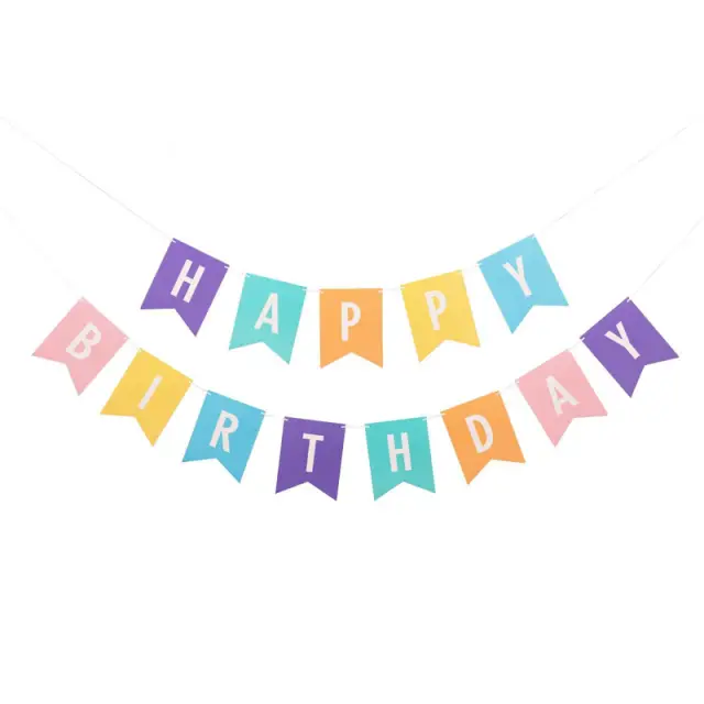 NUTMEG HAPPY BIRTHDAY FLAG BUNTING
