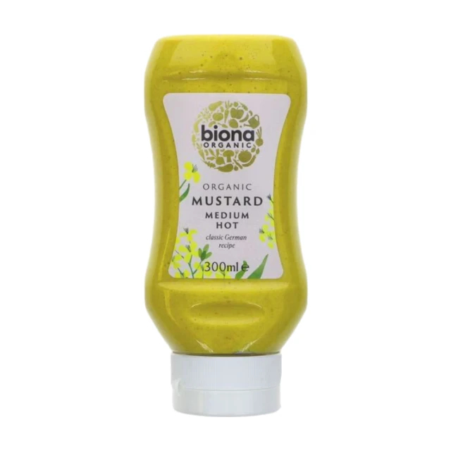 Biona Mustard Medium Hot - 300ML