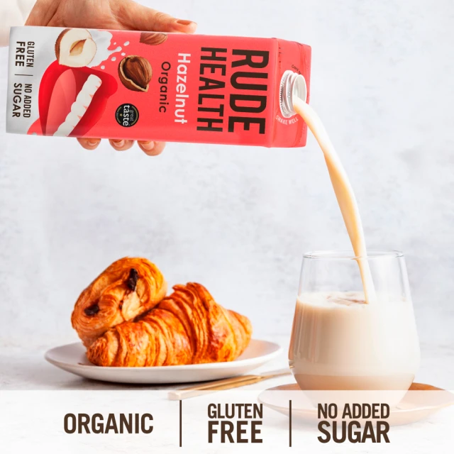 Rude Health - Organic Hazelnut Drink - 6 x 1l