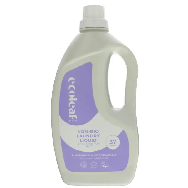 ECOLEAF BY SUMA - Laundry Liquid - Jasmine - Non Bio - 37 washes - 1.5L