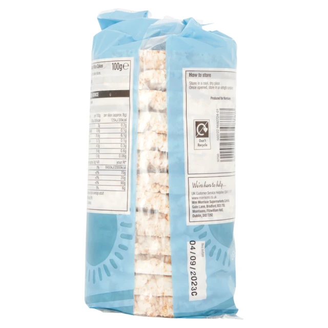 Morrisons Slightly Salted Rice Cake 100g