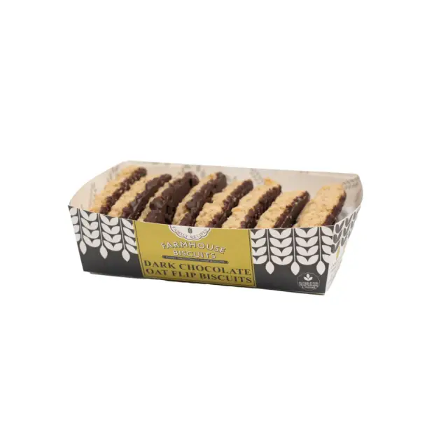 Farmhouse Biscuits Dark Chocolate Mini Flip Biscuits 150g