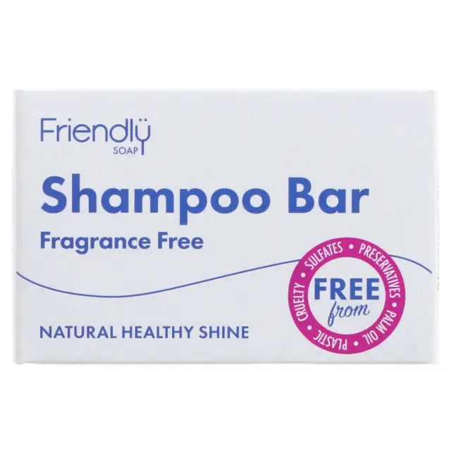 Friendly Soap Shampoo Bar Fragrance Free