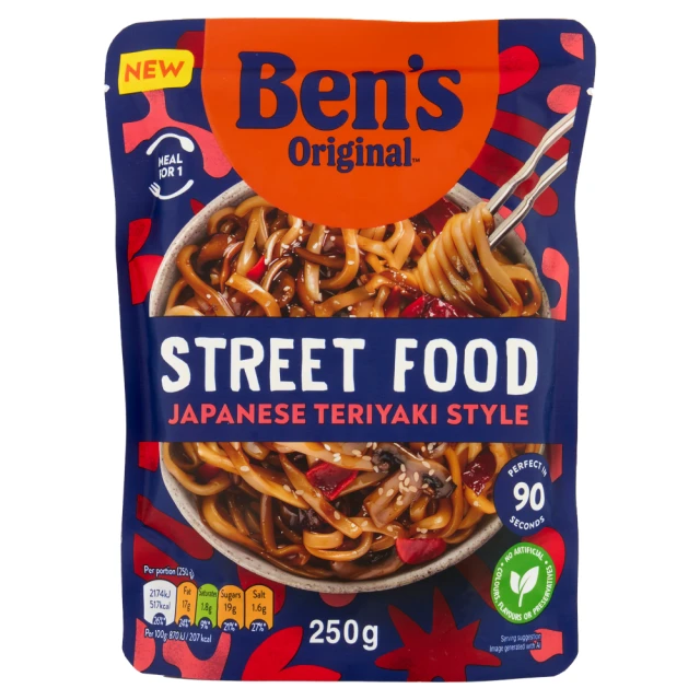 Ben's Original Street Food Japanese Teriyaki Noodles 250g