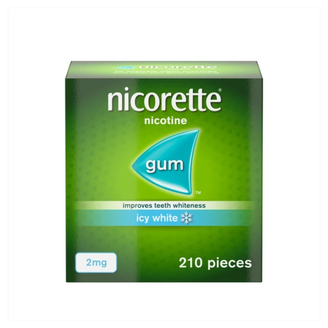Nicorette Icy White 2mg Gum 210 pieces