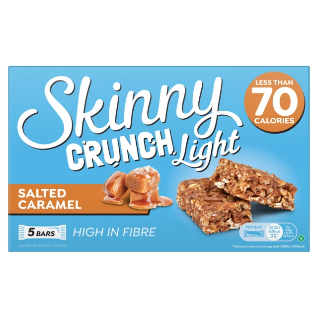 Skinny Crunch Light Salted Caramel 5Pk 95G