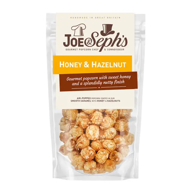 Joe & Seph's - Honey & Hazelnut Popcorn Pouch - 70g