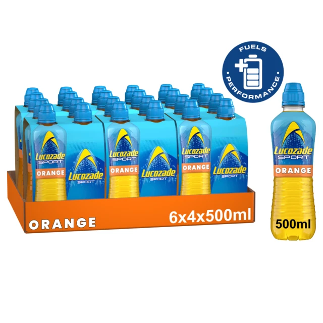 Lucozade Sport Orange 4 X 500ml