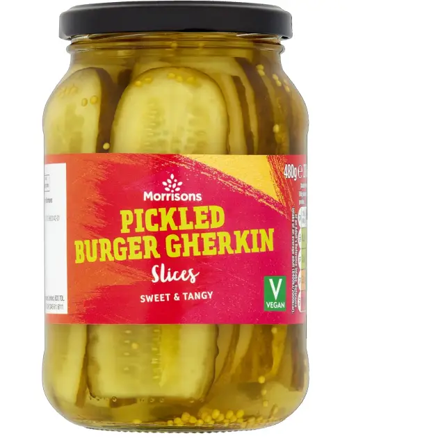Morrisons Gherkin Burger Slices 480g