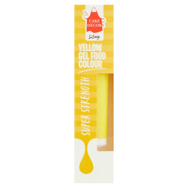 Cake Decor Yellow Colour Gel 19g