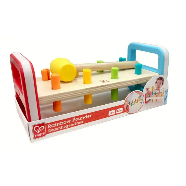 Hape Wooden Rainbow Pounder Toy
