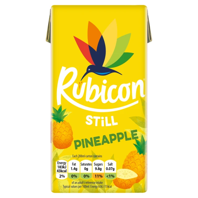 Rubicon Still Pineapple 288Ml