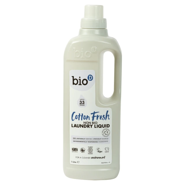 Bio D Cotton Fresh Non Bio Laundry Liquid 1 Litre