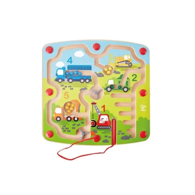 Hape Wooden Construction & Number Magnetic Maze