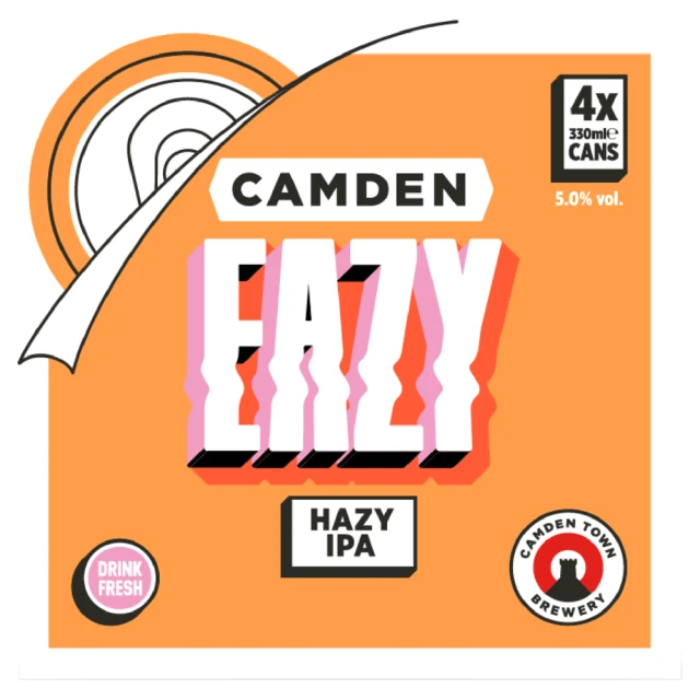 Camden Eazy 4 X 330Ml (Abv 5.0%)