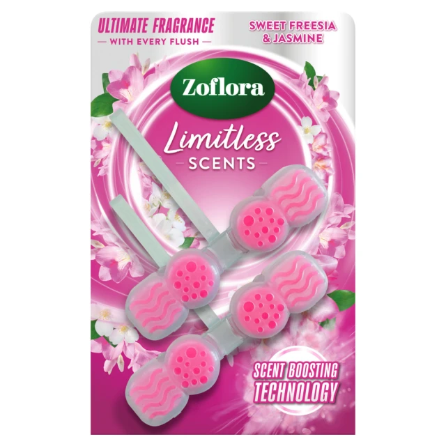 Zoflora Limitless Scents Sweet Freesia & Jasmine 2 x 48g