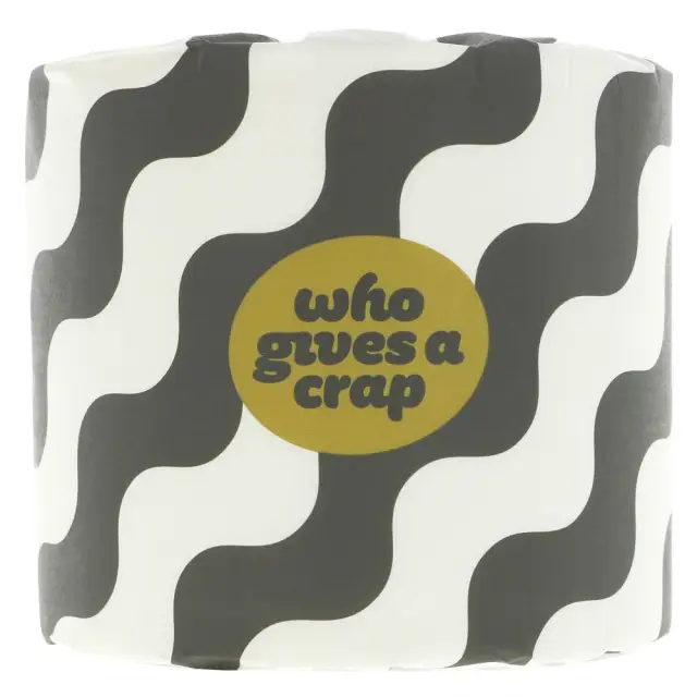 WHO GIVES A CRAP - Toilet Tissue ExtraSoft Bamboo - Bamboo,Double Length,370sheets - 1 PACK