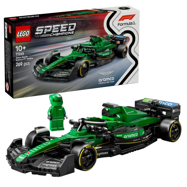 LEGO Speed Champions 77245 Aston Martin Aramco F1 AMR24 Race Car Set