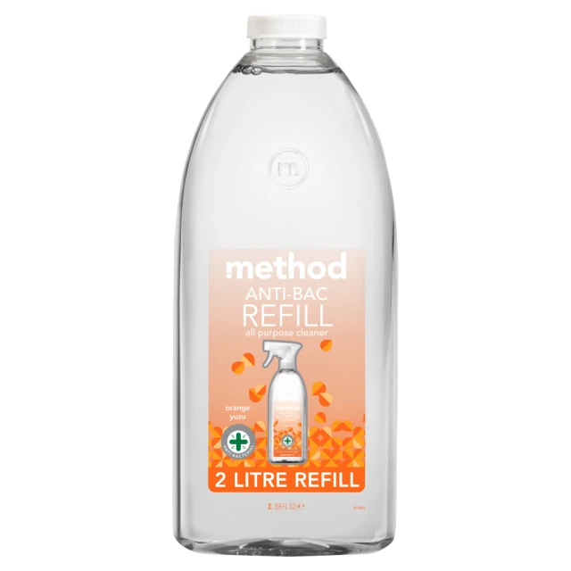 Method Orange Yuzu Anti-Bac Refill All Purpose Cleaner 2L
