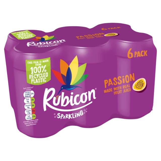 Rubicon Sparkling Passion 6 X 330Ml