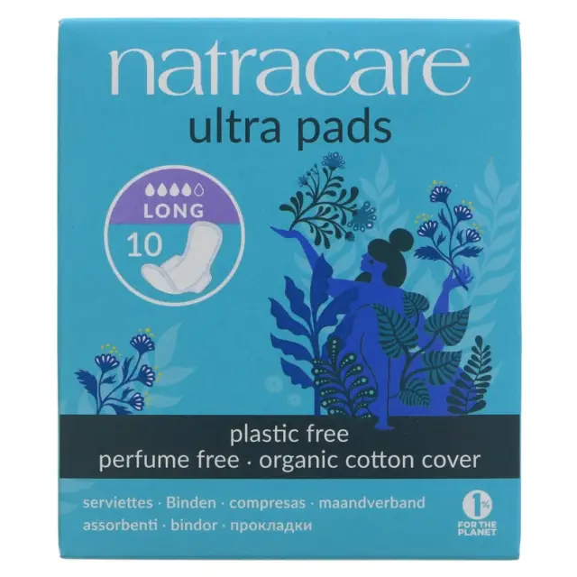 Natracare Ultra Pad - Long with Wings