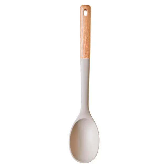Nova Stone Grey Silicone Head Spoon