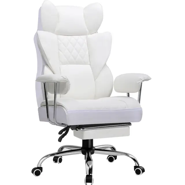 GTPLAYER GT205 Gaming Chair with Footrest White