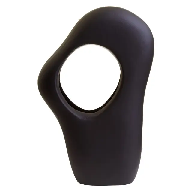 Hapax Abstract Black Sculpture