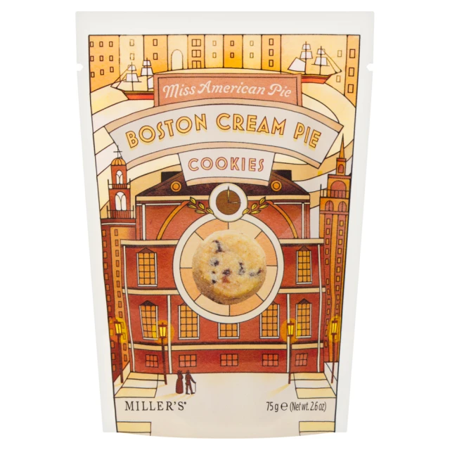 Miller's Boston Cream Pie Cookies 75g