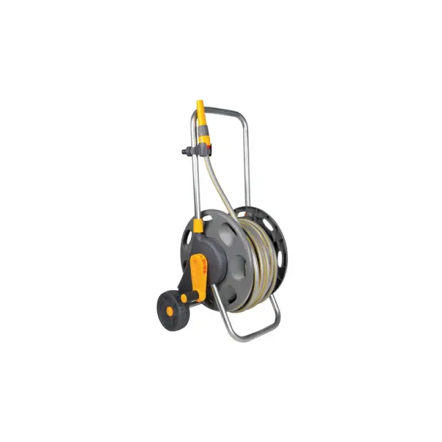 HOZELOCK 2435 ASS 60M HOSE REEL 50M MP + FIT/NOZ