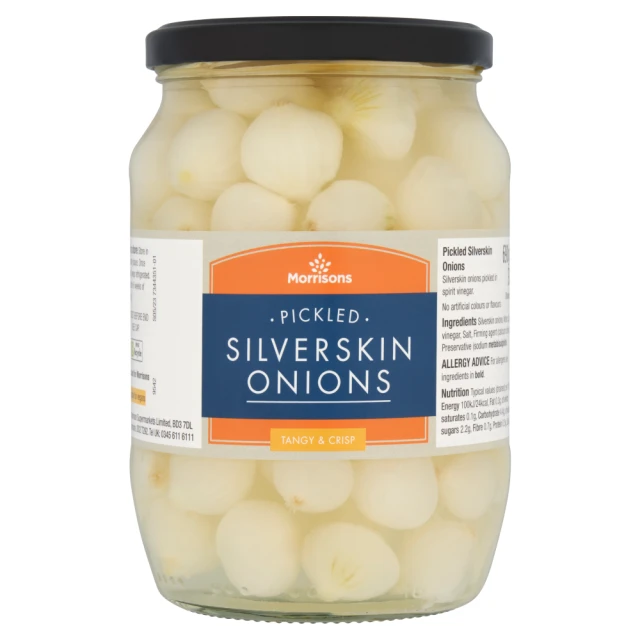 Morrisons Pickled Silverskin Onions 690g