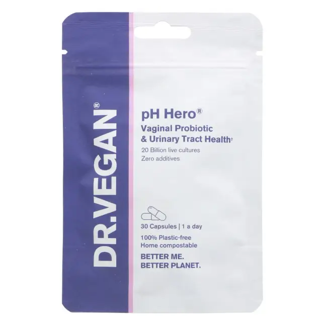 DR VEGAN - pH Hero - Vaginal & Urinary Tract Health - 30 CAPS